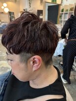 ボンドヘアステージ 良福寺店(BOND hair stage) ダークバイオレットで魅せる大人のデザインカラー