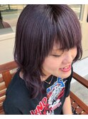 透け感ヴァイオレットカラー
