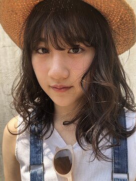 ベルベットオンザビーチ 表参道 原宿(Velvet on the Beach) オシャレニュアンスパーマ小顔に見せるヘア