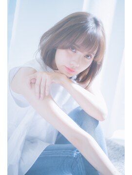 ヴァンクシー バイ ルナ(VANKCY by Luna) 大人ボブ 簡単 グレージュ ナチュラル ストレート 20代 30代