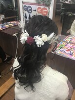 サロンド クラフト(salon de craft)&nbsp;【パーティーヘアセット】ハーフアップアレンジ