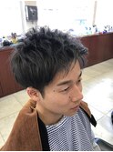 ツーブロックマッシュ