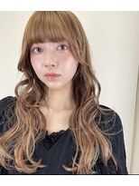 セレスト 阿佐ヶ谷店(CELESTE)&nbsp;韓国風後れ毛×マロンベージュ