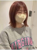 【 ito / 梅田 】ピンクベージュ×外はねボブ