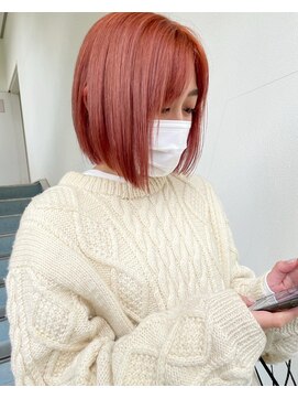 ラヴィズム(LUVISM) ダブルカラー　オレンジ　ピンク　１０代２０代