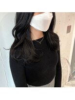 ナチュラル 渋谷店(Natural)&nbsp;★ゆる巻風カール×ブルーブラック★-渋谷店-