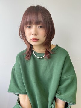 ユーフォリア 池袋東口駅前店(Euphoria) 【Mizuki指名で叶う♪】ナチュラル可愛いミディアムウルフ : )