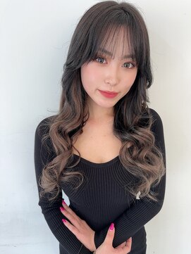 ヴァンクラウドコウベ(VENT CLOUD KOBE) 【プルエクステ】大人可愛いグラデーションロングヘア