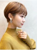 大人可愛い20代30代40代50代小顔ショートボブナチュラルショート