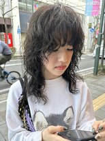 オアシス(oasis)&nbsp;【oasisオグラ】無造作ウェーブ/マッシュウルフパーマ