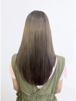 ヘアープロデュース ラピセット 松山(Lapset) 20代30代40代髪質改善カラーアッシュベージュ艶感ストレート