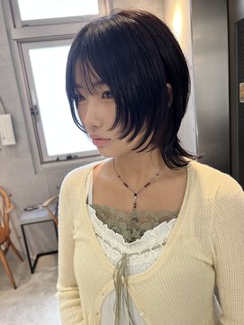 サンド 鹿児島中央(sand) @sei___sandインナーカラー/ウルフカット/鹿児島中央駅