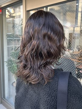 アドア 横浜(ADORE) 【ADORE 横浜】パーマ×レイヤーカット×ナチュラルブラウン