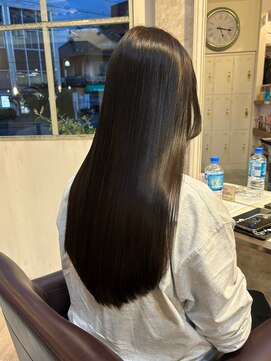 ヘアーエポック(hair epoque) 大人可愛い大人美人艶カラーアッシュラベンダー