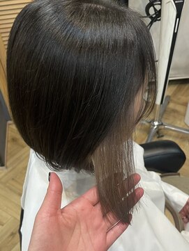 アルター(aL ter) 【ボブ×インナーベージュ】カール/シアーカラー/鎌取／林愛華