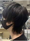 マッシュ/ウルフ/マッシュウルフ/メンズパーマ/ハッシュカット