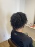 メンズカット＋ツイストパーマ＋眉カット￥13.000