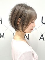 ハルキミナト ジャパン ヨコハマ(HARUKI MINATO japan YOKOHAMA)&nbsp;愛されショート/エモージュ/レイヤー/アンブレラカラー20代30代