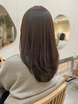 ピピバイヨーク(pipi, by yoke.) 透明感マットブラウン/セミロング