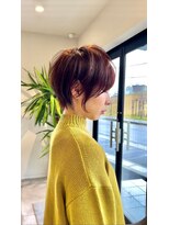 ヘアメイクアース 八潮店(HAIR & MAKE EARTH)&nbsp;大人ショートボブ丸みショートカットマッシュショート
