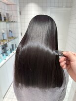 ロンドルーチェ 心斎橋(Lond luce)&nbsp;ダークアッシュ/ミディアムレイヤーカット［髪質改善/縮毛矯正］