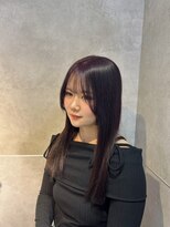 ジゼル 中津大分(GiseL)&nbsp;艶カラーピンクブラウン暖色カラー髪質改善トリートメント