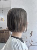 切りっぱなしボブ