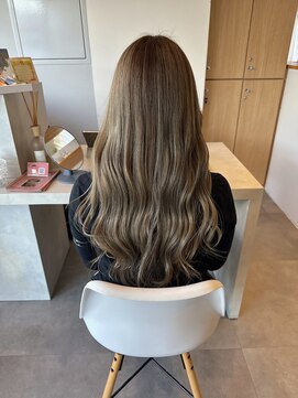 ローゼル(roselle) ロングハイライトグレージュ