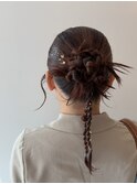 ヘアセット/ヘアアレンジ/二次会/大人美人/韓国風＠30代40代50代