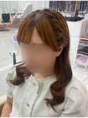 【ヘアセット】サイド編みこみ/梅田駅