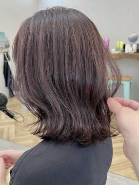 ロミー 本厚木(ROMMY.) 20代～50代☆くびれウルフヘアカット☆ピンクパープル本厚木