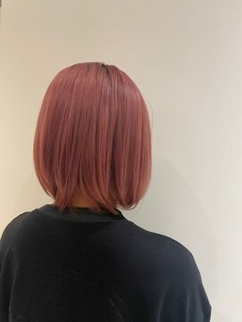 ソランテ(SOLLANTE) ブリーチオンカラーで可愛いピンクに☆