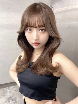 ロンド アンブル 四条烏丸(Lond ambre) 外ハネミディアム/韓国/シースルー