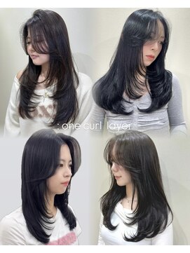 シェノン サントル(CHAINON CENTRE) 【韓国風レイヤーカット】抜け感×小顔バランスヘア/梅田