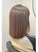 大人女性の清潔感ツヤボブ