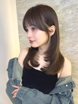 ロンドアヴァントゥス 池袋(Lond aventus) オリーブグレー/ボブ/顔周り/小顔/レイヤー/髪質改善/縮毛矯正