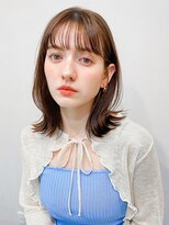 レア 表参道(L'ea)&nbsp;・オリーブグレー/クラゲヘアー/ココアベージュ/小顔カット/黒髪