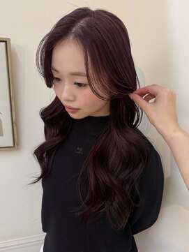 エクラ(ECLAT) ボルドーカラー/ワンホンヘア