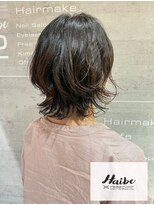 レザボアハイブ(reservoir Haibe)&nbsp;30代40代パーマ（白髪ぼかし）