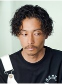 スペインカール/グランジ/メンズパーマ/アクティブショート/針金