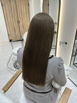 ジーナ 吉塚(Zina)&nbsp;オリーブブラウン×髪質改善【福田れん】博多 吉塚 美容室