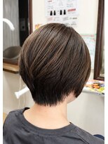 エム クゥール m.coeur&nbsp;丸みショート×ナチュラルブラウン