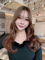 ロンドアベニール 北千住(Lond avenir)&nbsp;ダークパープル/髪質改善/縮毛矯正/オリーブベージュ/北千住