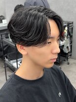 エルマーク 本山(L-MARK)&nbsp;センターパート/ニュアンスパーマ/フェザーパーマ/men's