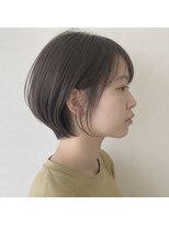アンリエラ(Unliera)&nbsp;20代30代40代/ショートボブ/ブリーなしグレージュ/松山市美容室