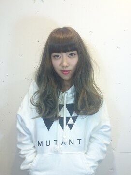 アーディア ヘアーファンデーション(ARDDIA Hair Foundation) グラデカラー☆ぱっつんバングＬＯＢ