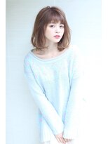 オーロ 緑地公園店(ORO)&nbsp;秋冬おすすめゆるふわミルクティーボブ