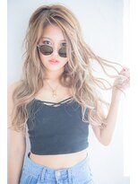 ミエルヘアービジュー(miel hair bijoux)&nbsp;【miel hair bijoux】～ハイトーンミルクティベージュ～