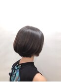ツヤ感、透け感◎ブランジュカラーのグラデーションボブ☆