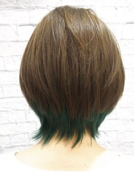 グランシュ 青葉台店(GranCieux) くびれセミディ×個性派インナーカラー